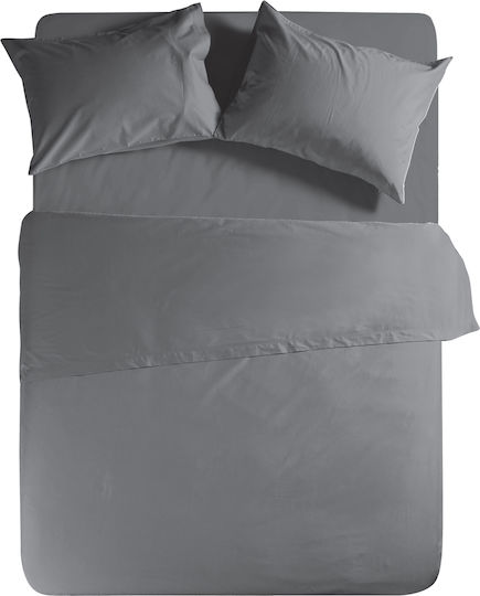 Nef-Nef Homeware Basic Μονό 100x200+30εκ. με Λάστιχο 727 Dark Grey Nef-Nef Homeware Basic Μονό 100x200+30εκ. με Λάστιχο 727 Dark Grey
