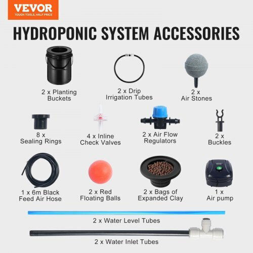 Vevor SSSPXT2T8INK25VV5V2 Εξάρτημα Ποτίσματος