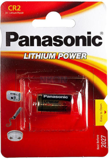 Panasonic Panasonic Lithium-Batterie CR2 3V Einweg (Lange Lebensdauer) 1 Stück