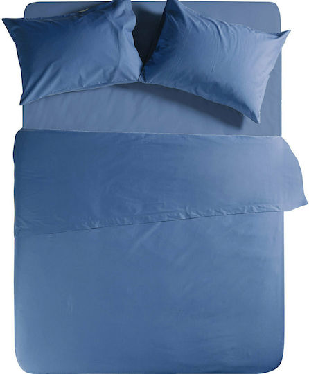 Nef-Nef Homeware Basic Μονό 170x270εκ. 1053 Indigo Nef-Nef Homeware Basic Μονό 170x270εκ. 1053 Indigo
