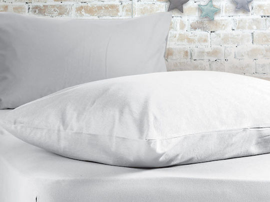 Nef-Nef Homeware Jersey King Size 180x200+35εκ. με Λάστιχο 200 White Nef-Nef Homeware Jersey King Size 180x200+35εκ. με Λάστιχο 200 White