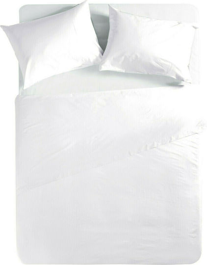 Nef-Nef Homeware Единично 100x200+30см. с Ластик Basic 200 бели