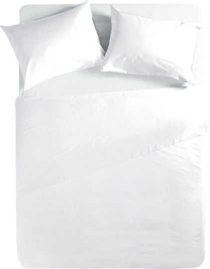 Nef-Nef Homeware Basic King Size 180x200+35εκ. με Λάστιχο White