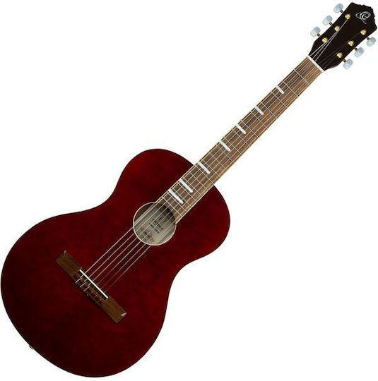 Ortega Rra-srt Parlor Classical Guitar 4/4 Red