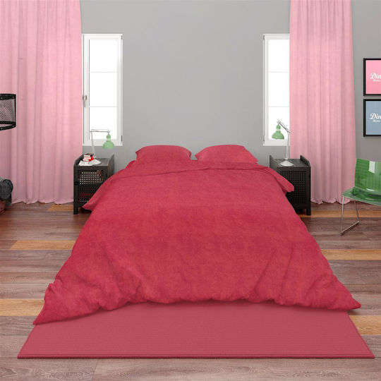 Dimcol Shadow Σετ Υπέρδιπλο 4τμχ 220x240εκ. 23 Red