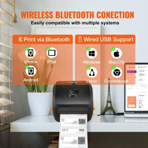 Vevor Label Printer USB, Bluetooth
