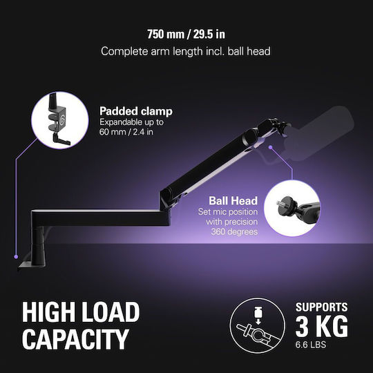 Elgato Wave Microphone Arm Black