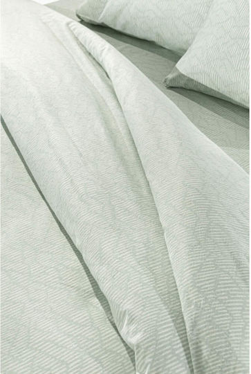 Guy Laroche Bettwäsche-Set King Size Flanell 270x265cm. Brenta Mint 4Stück