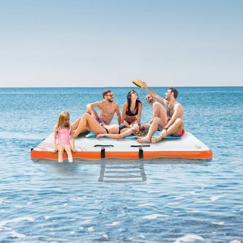 Vevor Vevor Inflatable Mattress for 2 People White 243.84x182.88cm