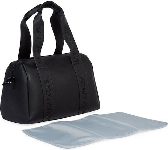 Childhome Τσάντα-Αλλαξιέρα Ώμου/Χειρός Mommy Μαύρη 38x21x27εκ.