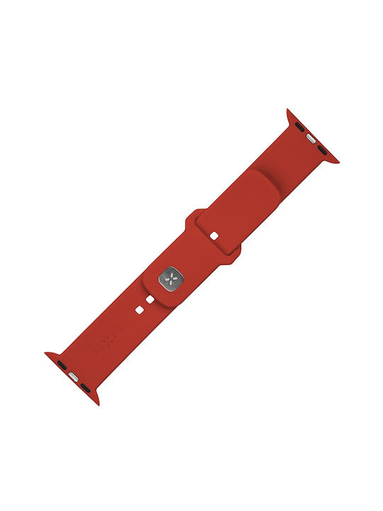 Fixed Sporty Λουράκι Σιλικόνης Κόκκινο (Apple Watch 42/44/45mm/Ultra 49mm)