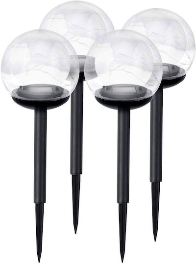 Transparent Solar Ball Light 4pcs Ilumen Ls-103
