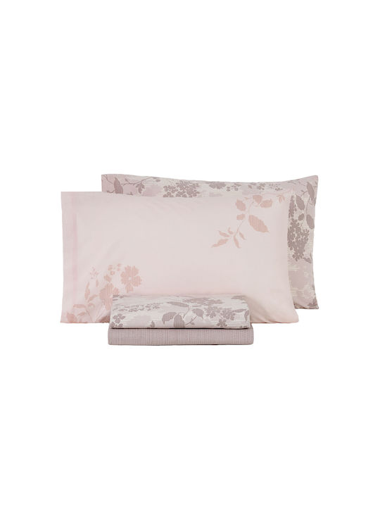 Nima Sheet Sets Queen 240x260cm. Blanche Pink 4pcs