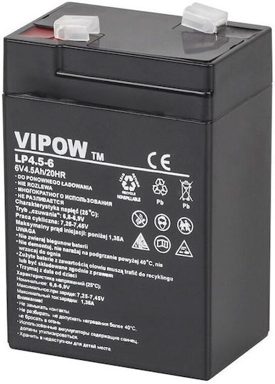 Baterie cu gel de plumb 6V 4.5Ah fără întreținere