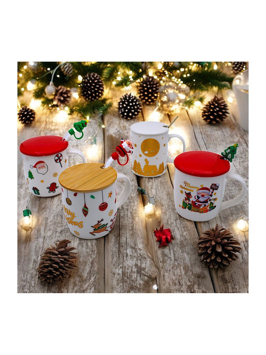 Lid Mug with Santa Claus Lid Mug with Santa Claus