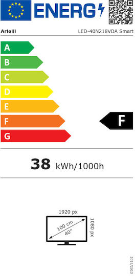 Arielli Smart Television 40" Full HD LED LED-40N218VDA (2024)