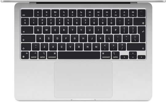 Apple MacBook Air 13" (2024) 13.6" Retina Display (M3-8-ядрен/24ГБ/512ГБ SSD) Silver (ES Keyboard)