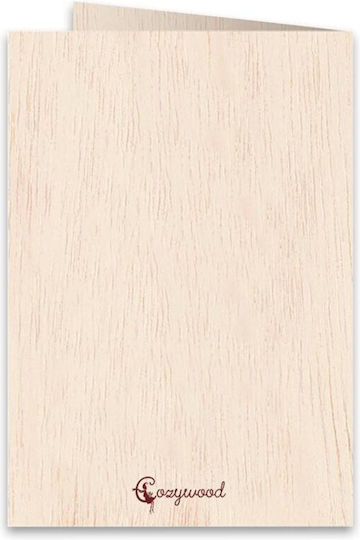 Greeting Card Christmas Wooden