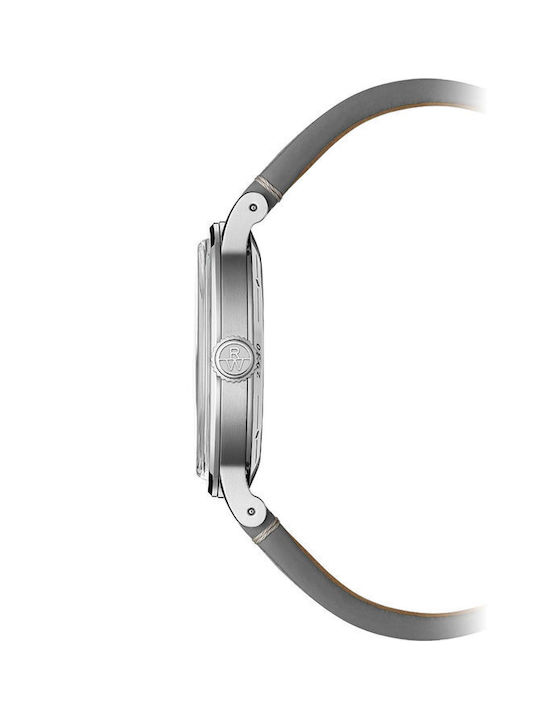 Raymond Weil Ανδρικό Ρολόι Αυτόματο με Γκρι Δερμάτινο Λουράκι