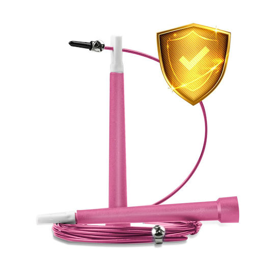 NEO Sport Springseil Fitness mit Gewicht 2.98m Rosa mit einstellbarer Länge