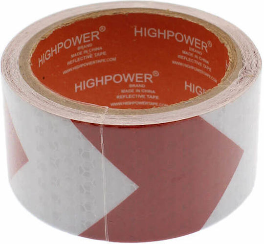 High Power Plastic Adhesive Reflective Tape White L5m