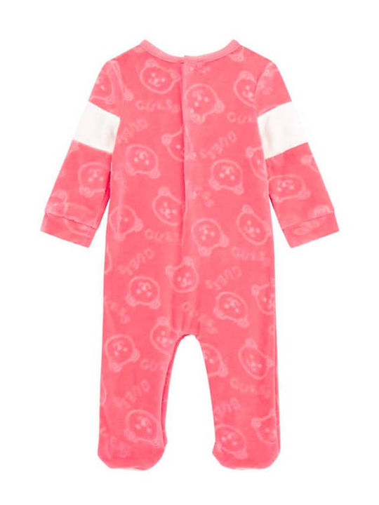 Guess Baby Bodysuit Fuchsia Lipstick