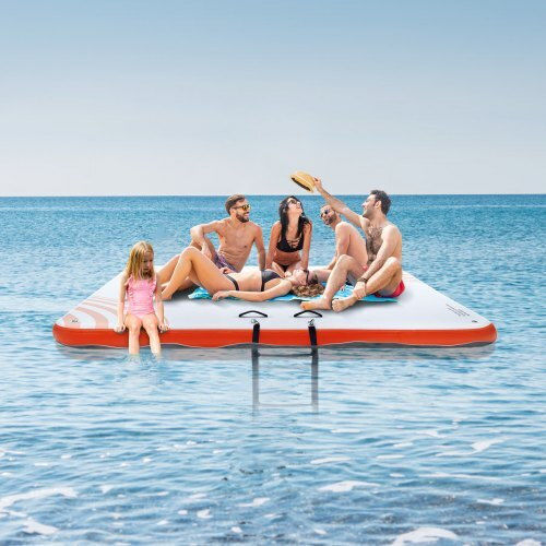 Vevor Vevor Inflatable Pool Mattress for 2 People White 304.8x304.8cm