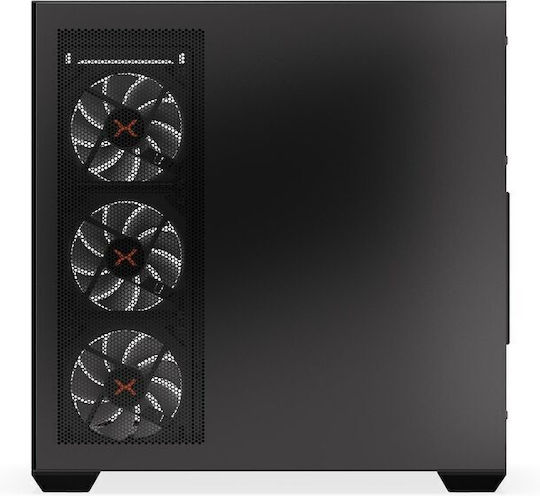 Krux Exo Gaming Midi Tower Κουτί Υπολογιστή με Πλαϊνό Παράθυρο και ARGB Φωτισμό Μαύρο