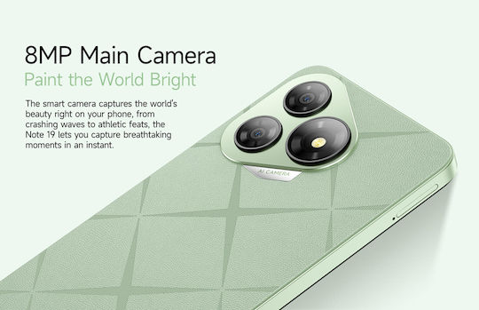 Ulefone Note 19 Dual SIM (3/32GB) Звезден Черен