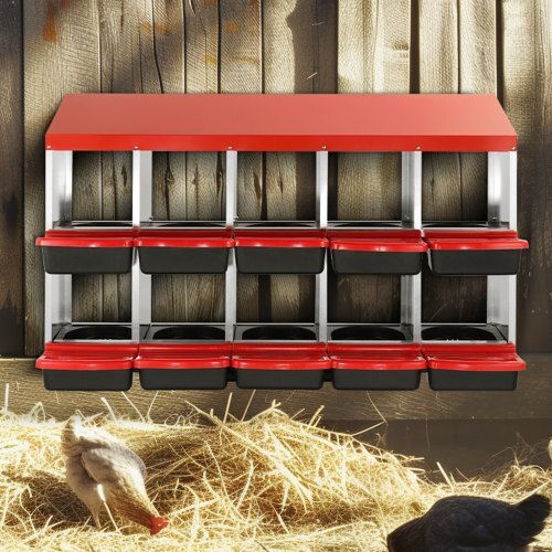Vevor Chicken Nesting Box 10 Slots Sloped Nests Jscdx3045inct4y3wv0