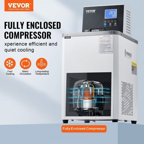 Vevor Εργαστηριακός Ψύκτης Κυκλοφορητής 6l 4°f Έως 212°f Sysxhlqq6l20gfyjqv2