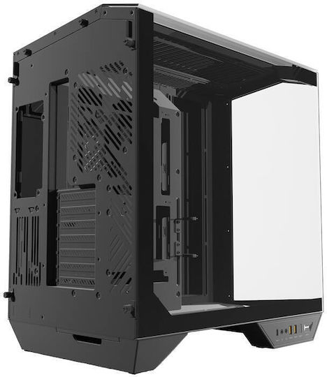 Darkflash DY470 Gaming Midi Tower Κουτί Υπολογιστή με Πλαϊνό Παράθυρο Μαύρο