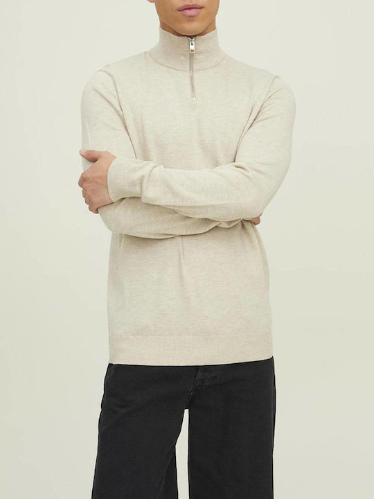 Jack & Jones Long Sleeve Sweater Oatmeal Ecru