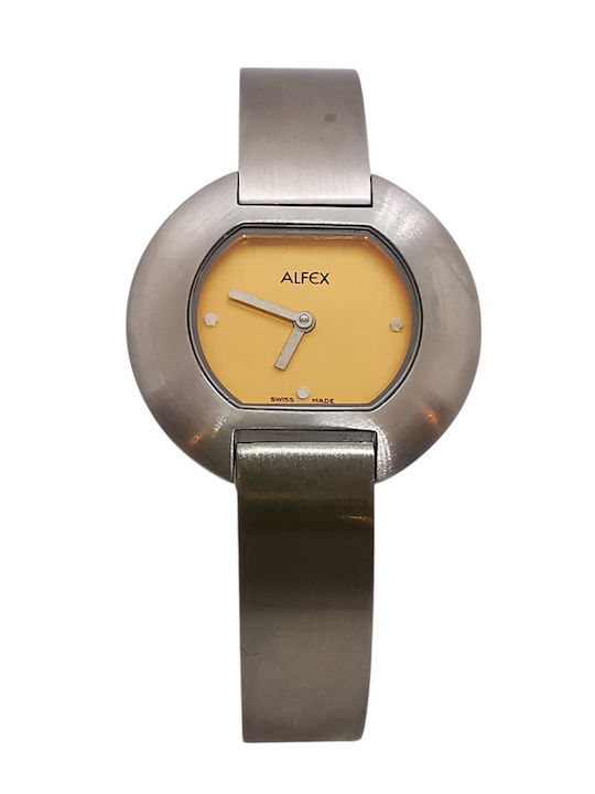 Alfex Ceas de Damă cu Argintiu Brățară Metalică
