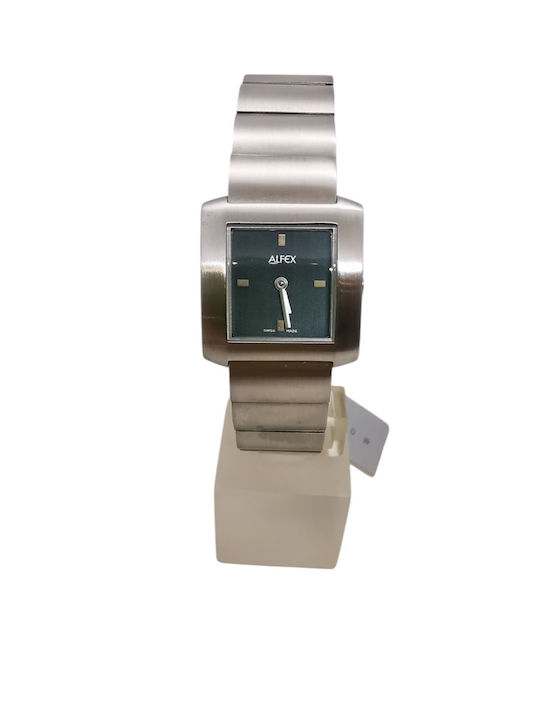 Alfex Damen Uhr mit Silber Metallarmband