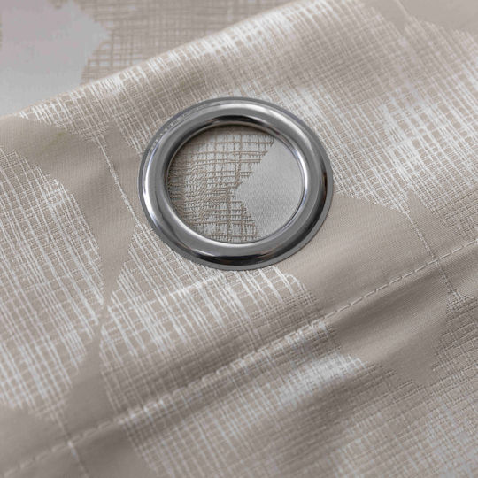 My Home Luxury Curtain With Gold Grommets 280x260cm