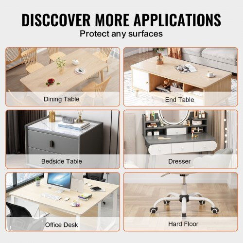 Vevor Transparent Table Protector 30x60 cm 1.5mm Zfxpvczb30x66lkckv0 Vevor Transparent Table Protector 30x60 cm 1.5mm Zfxpvczb30x66lkckv0