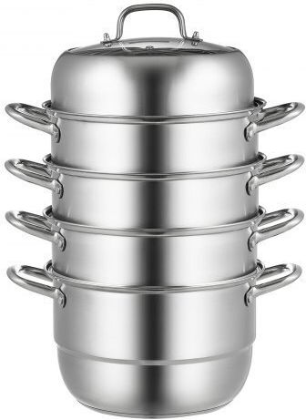 Vevor Tiefer Edelstahl-Topf 30cm