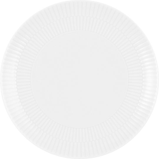Seltmann Weiden Plate Shallow made of Porcelain White with Diameter 22.5cm
