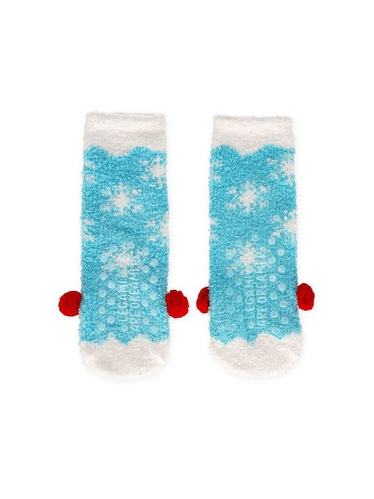 Legami Milano Kids' Socks Non-Slip Snowman Multicolour