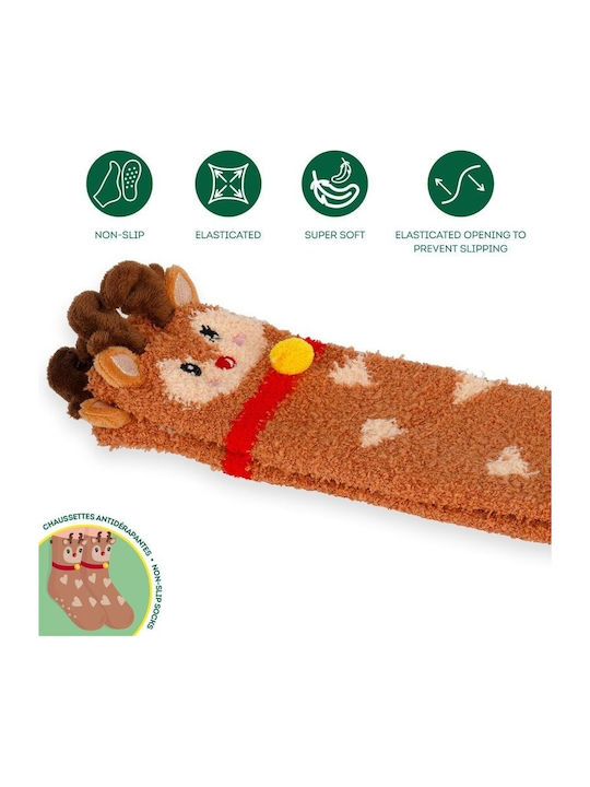 Legami Milano Kindersocken Rutschfest Reindeer Bunte
