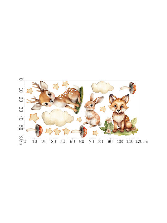 Decowalls Детска стикерна за стена Стена Фосфоресциращи 60x120бр