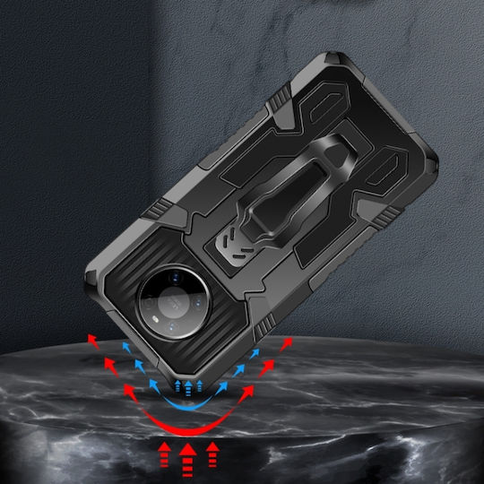 Machine Umschlag Rückseite Silikon / Kunststoff Grün (Huawei P Smart 2021)