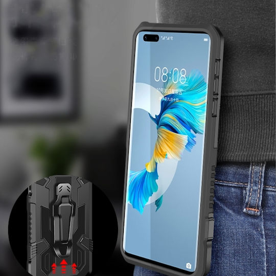 Machine Umschlag Rückseite Silikon / Kunststoff Grün (Huawei P Smart 2021)