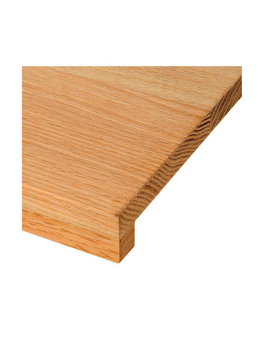 Vidaxl Window Sills 2 Pcs Dark Brown 120x30x2 cm Solid Oak Wood Brown
