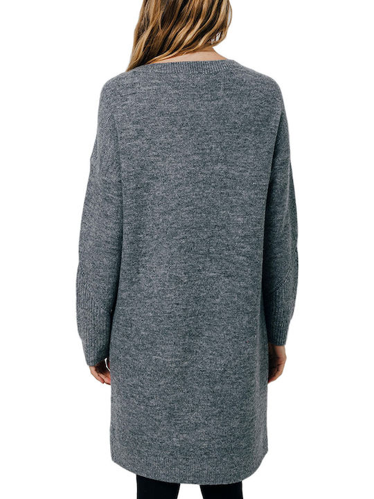 C'est Beau La Vie Rochie Tricotată All Day Gri