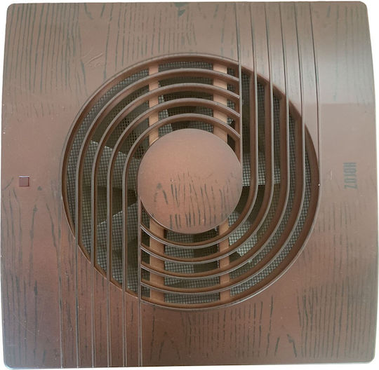 Horoz Electric Wall-mounted Ventilator Bathroom 150mm Brown