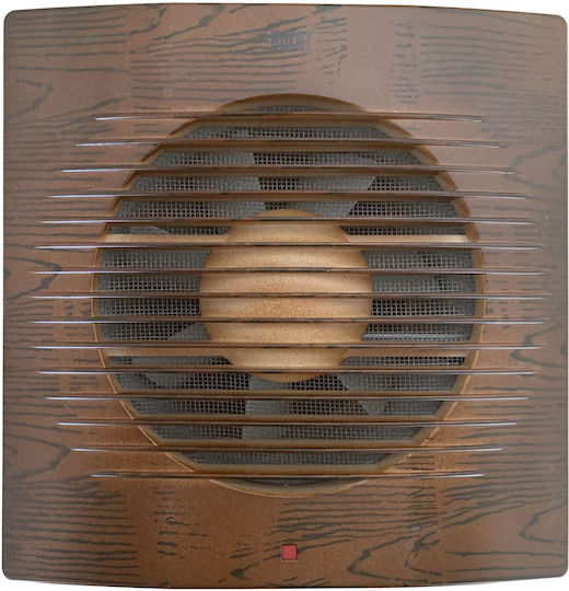 Horoz Electric Επιτοίχιος Εξαεριστήρας Μπάνιου 150mm Καφέ