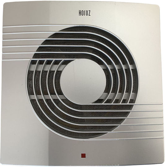 Horoz Electric Wandmontage Lüfter für das Badezimmer 120mm Silber