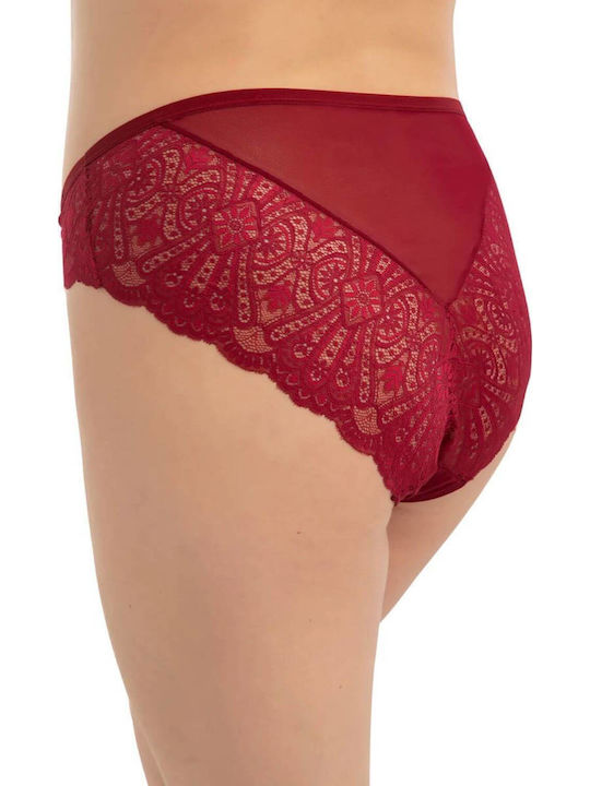 Damen Slip Burgundy